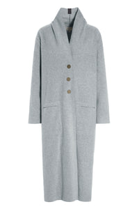 LONG CARDIGAN - 7162 - LIGHT GREY