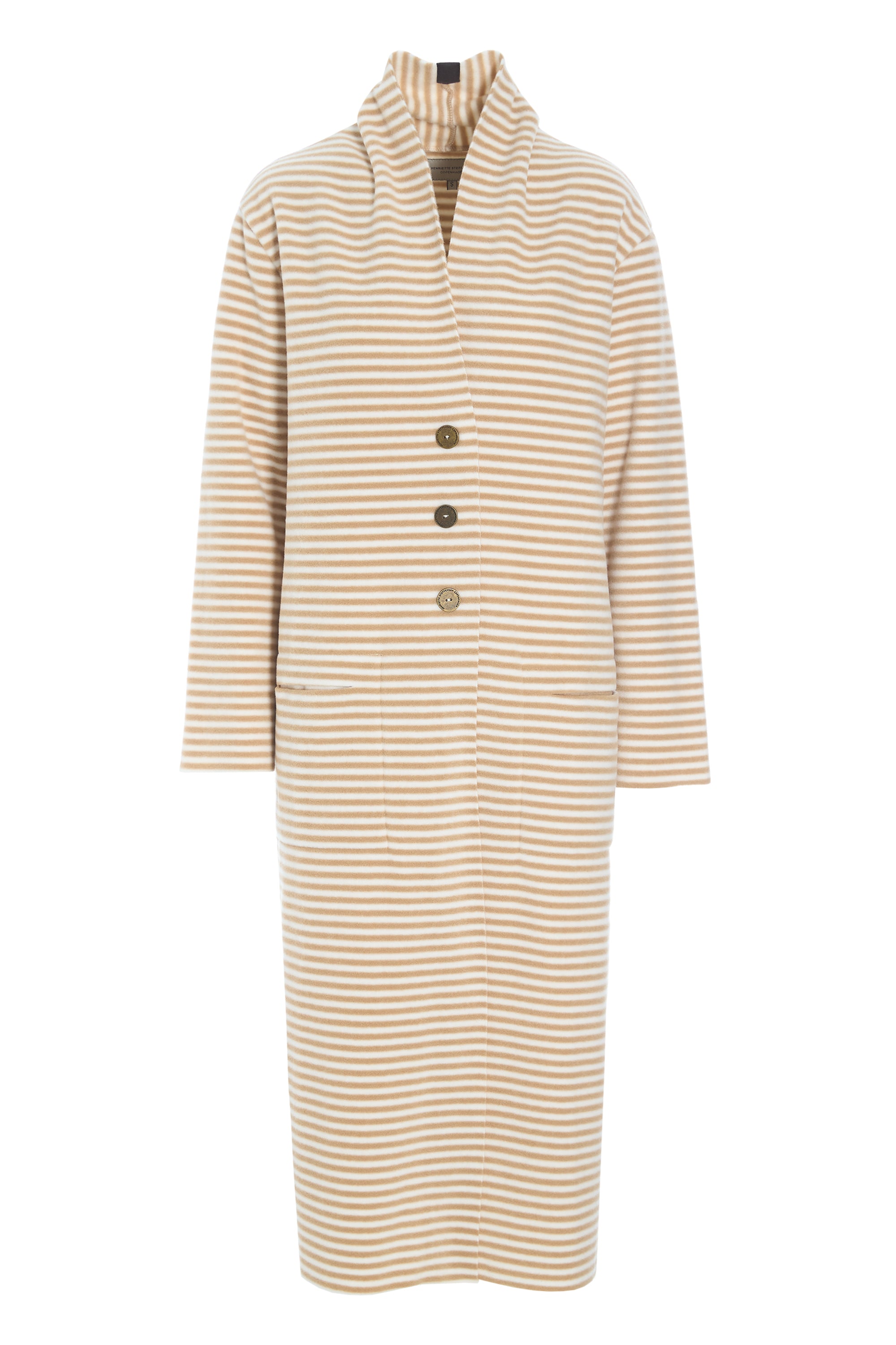 HENRIETTE STEFFENSEN COPENHAGEN LONG CARDIGAN - 7162 CARDIGANS STRIPES C&O 789