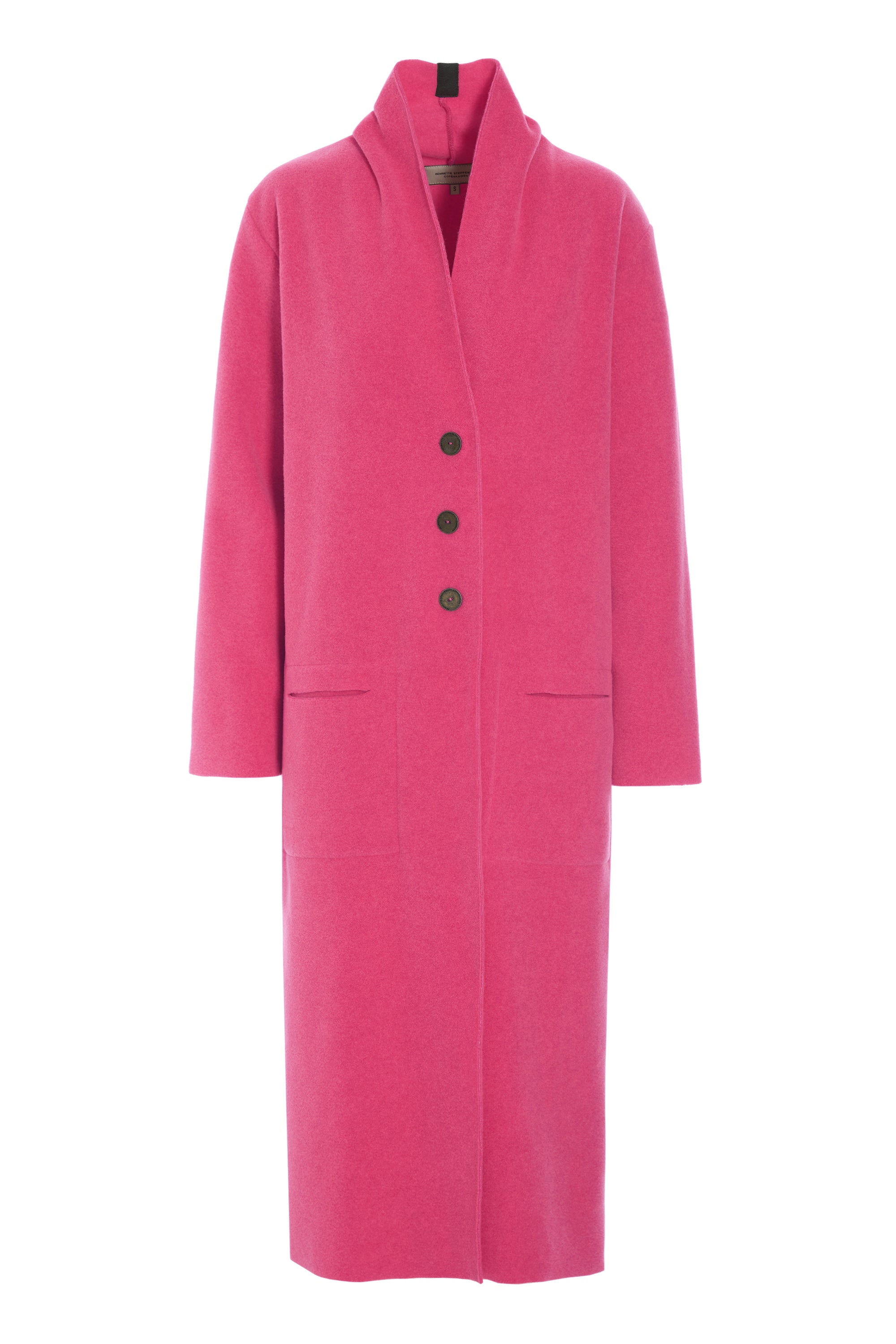 HENRIETTE STEFFENSEN COPENHAGEN LONG CARDIGAN - 7162 CARDIGANS SUNSET PINK 357