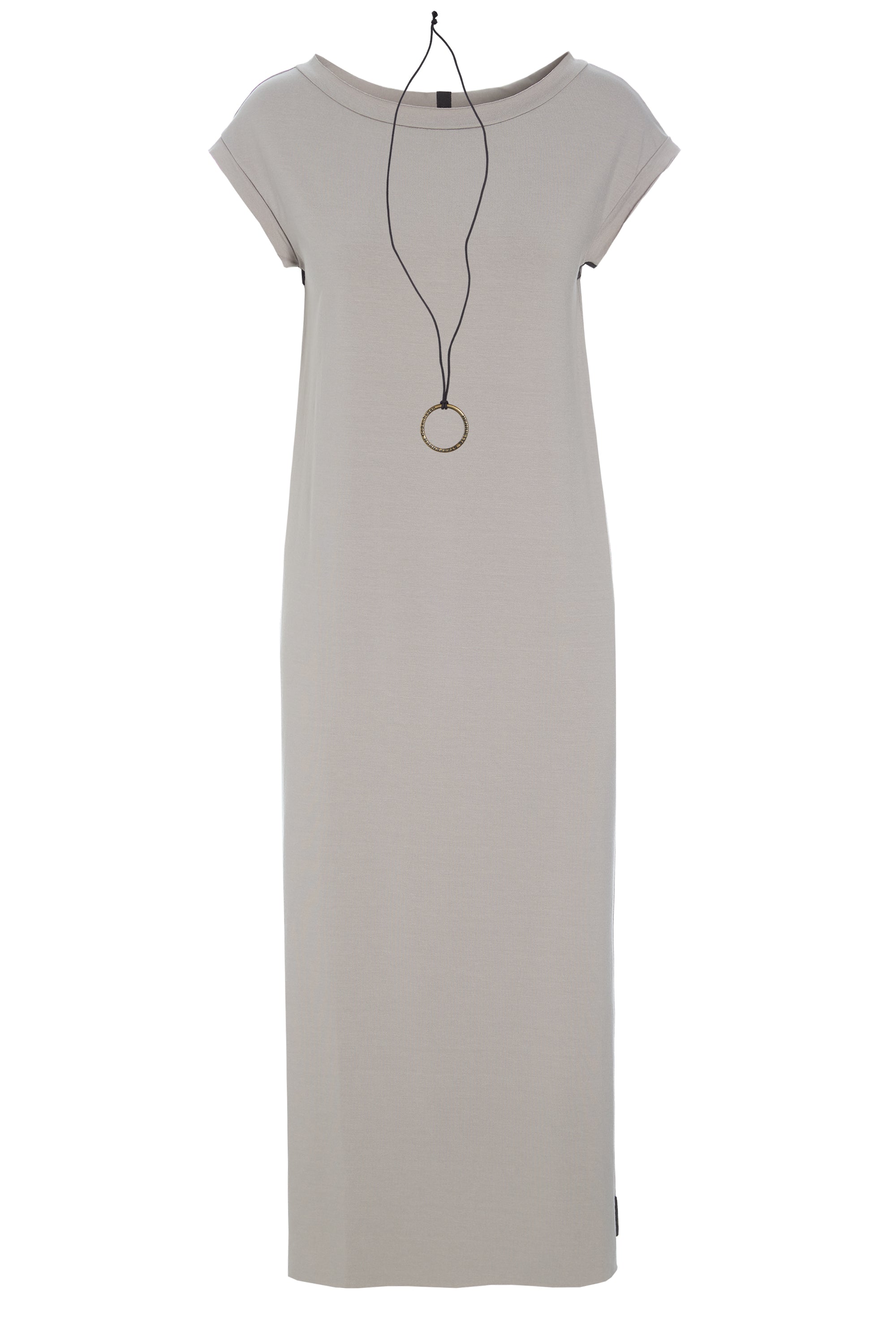 HENRIETTE STEFFENSEN COPENHAGEN LONG DRESS W/JEWELRY - 98055 KJOLER SAND 805