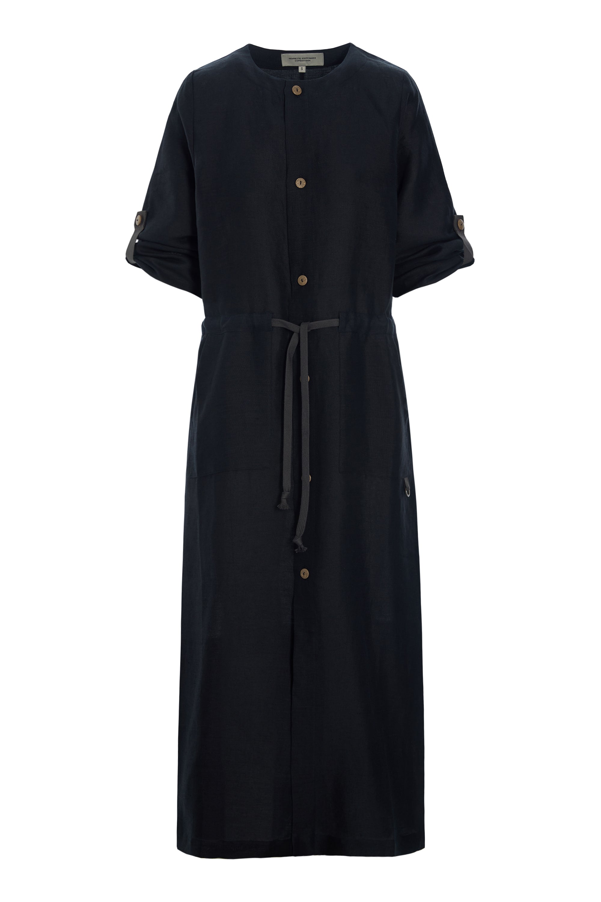 HENRIETTE STEFFENSEN COPENHAGEN LONG JACKET - 87001 JACKETS BLACK 900