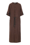LONG JACKET - 87001 - CHOCOLATE