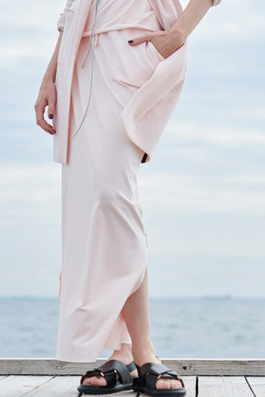 HENRIETTE STEFFENSEN COPENHAGEN LONG SKIRT - 98041 NEDERDELE SOFT ROSE 412