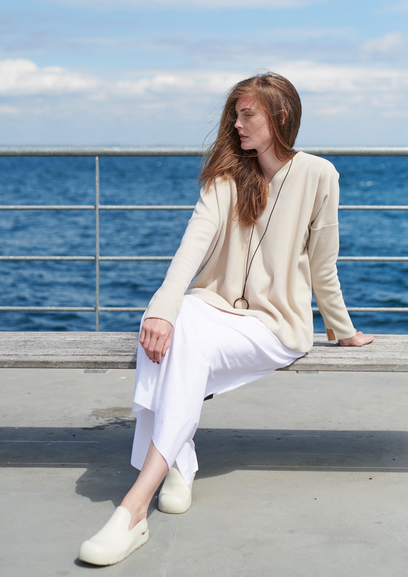 HENRIETTE STEFFENSEN COPENHAGEN LONG SKIRT - 98041 NEDERDELE WHITE 816