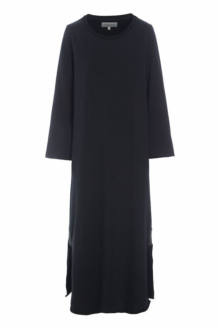 HENRIETTE STEFFENSEN COPENHAGEN LONG SLEEVE DRESS - 73009 KJOLER BLACK 900