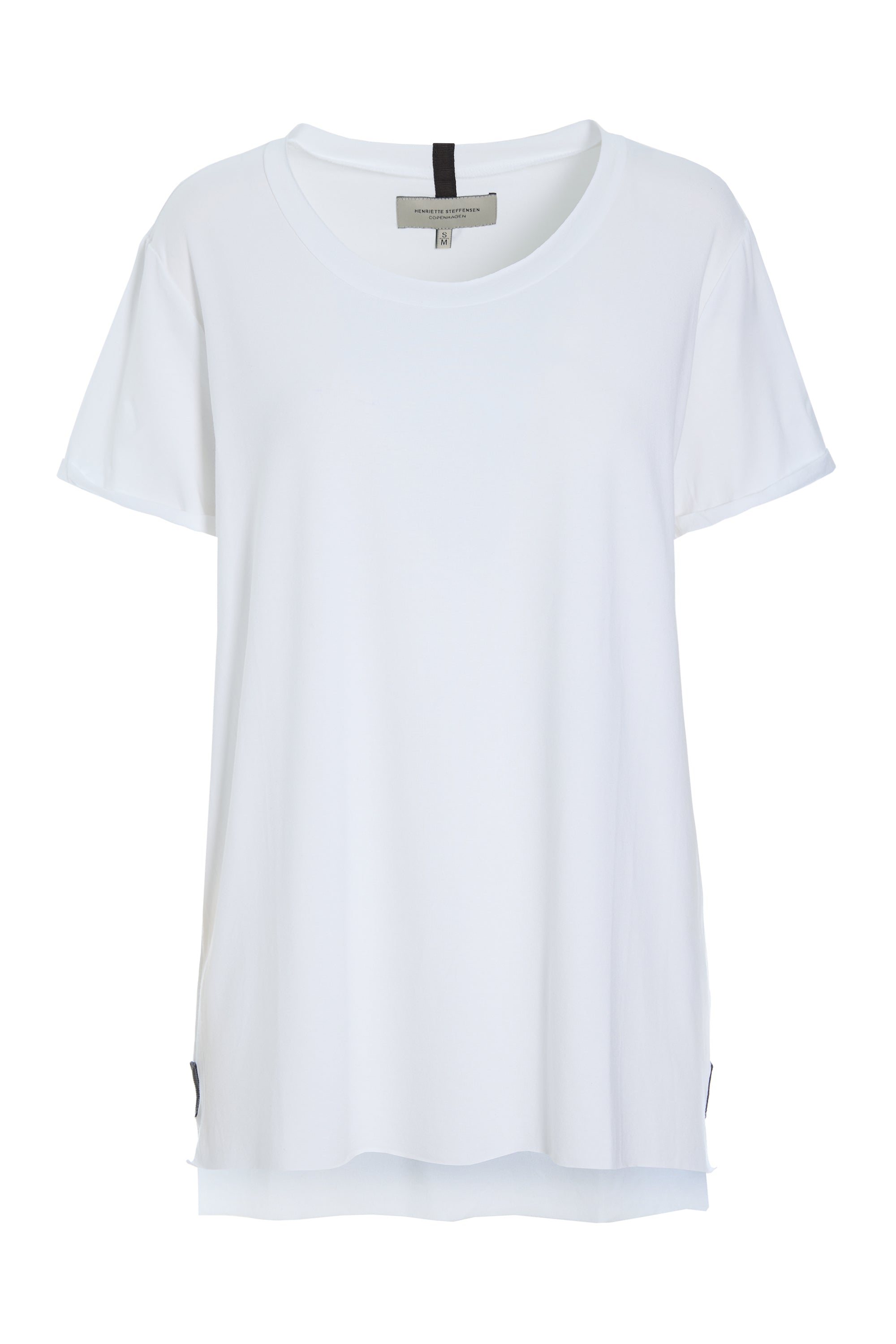 HENRIETTE STEFFENSEN COPENHAGEN LONG TEE - 96092 T-SHIRTS WHITE 816
