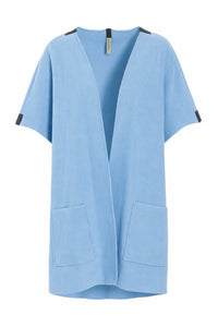 LONG VEST - 7177 - BABY BLUE