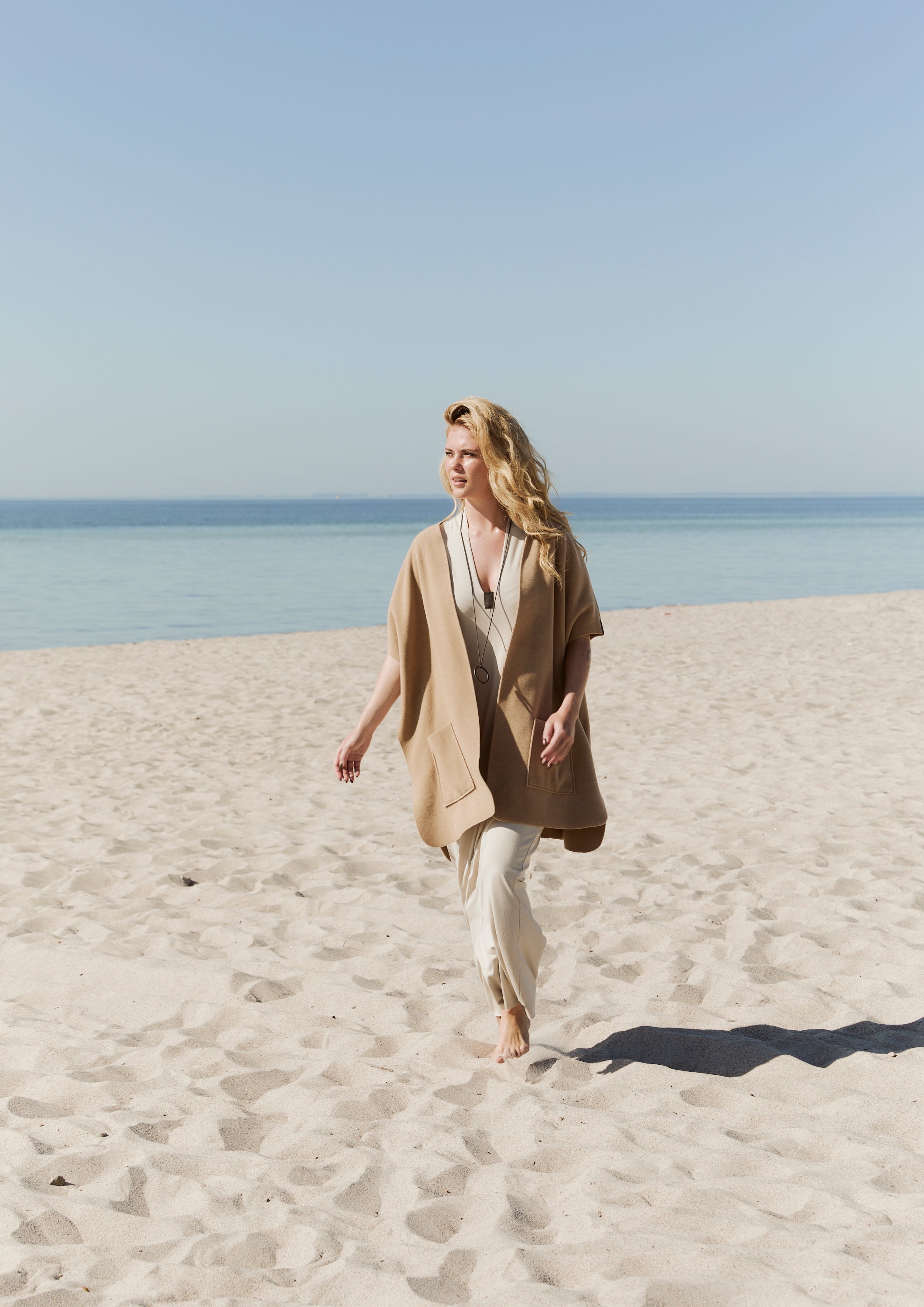 HENRIETTE STEFFENSEN COPENHAGEN LONG VEST - 7177 VESTS CAMEL 815