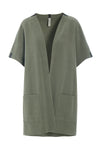 LONG VEST - 7177 - DUSTY GREEN
