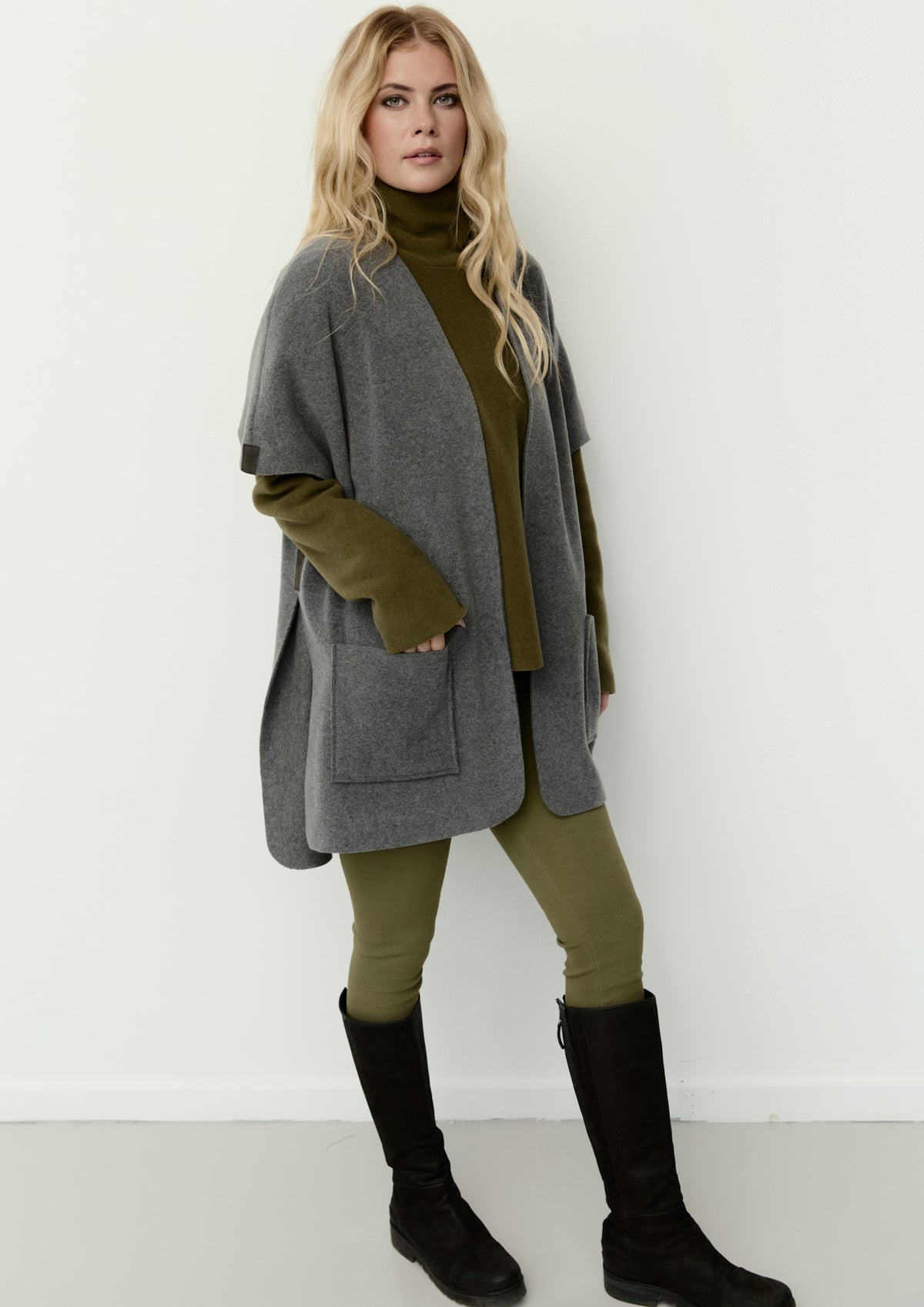 HENRIETTE STEFFENSEN COPENHAGEN LONG VEST - 7177 VESTS GREY 905