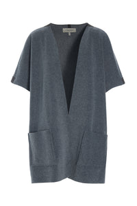 LONG VEST - 7177 - GREY