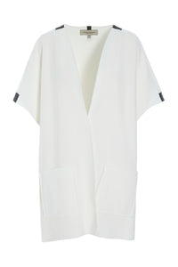 LONG VEST - 7177 - OFF WHITE