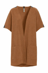 LONG VEST - 7177 - RUST