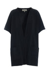 LONG VEST - 7177 - SOFT BLACK
