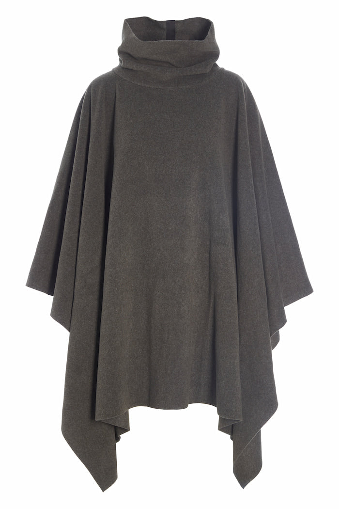 HENRIETTE STEFFENSEN COPENHAGEN LOUNGE PONCHO WOMEN - 4081 PONCHOS BARK 320