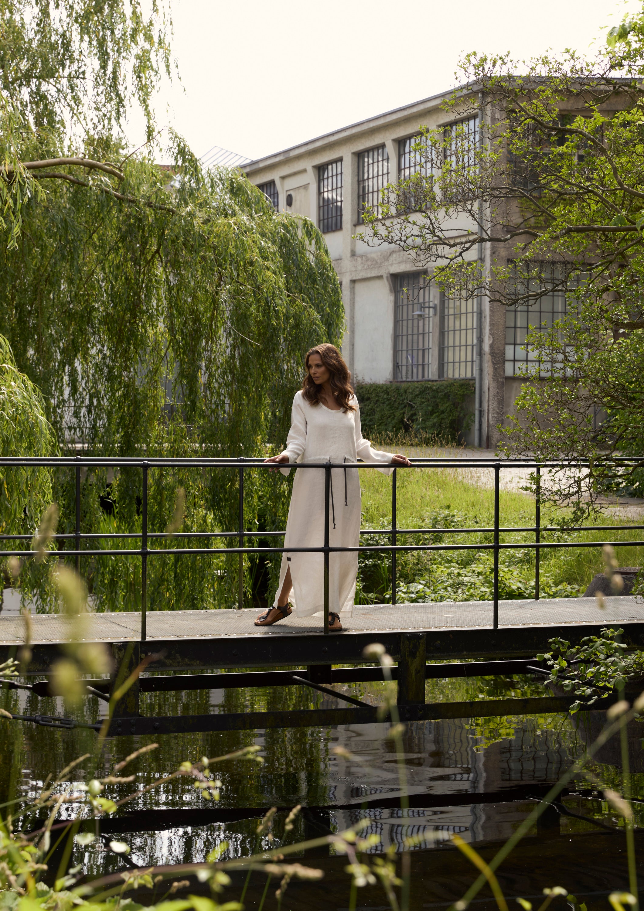 HENRIETTE STEFFENSEN COPENHAGEN MAXI DRESS - 83004 KJOLER IVORY 888