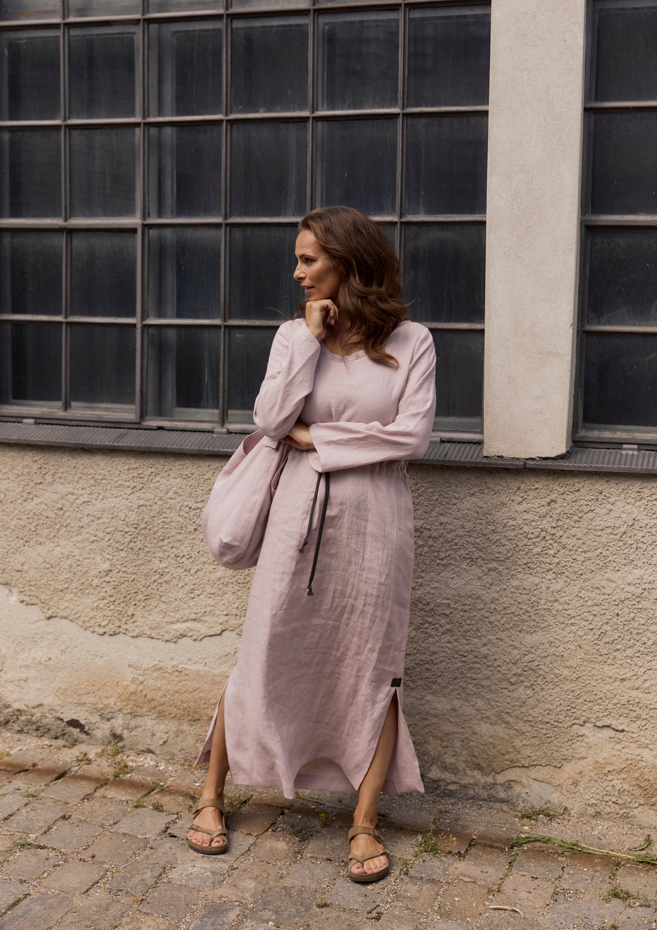 HENRIETTE STEFFENSEN COPENHAGEN MAXI DRESS - 83004 KJOLER NUDE 401