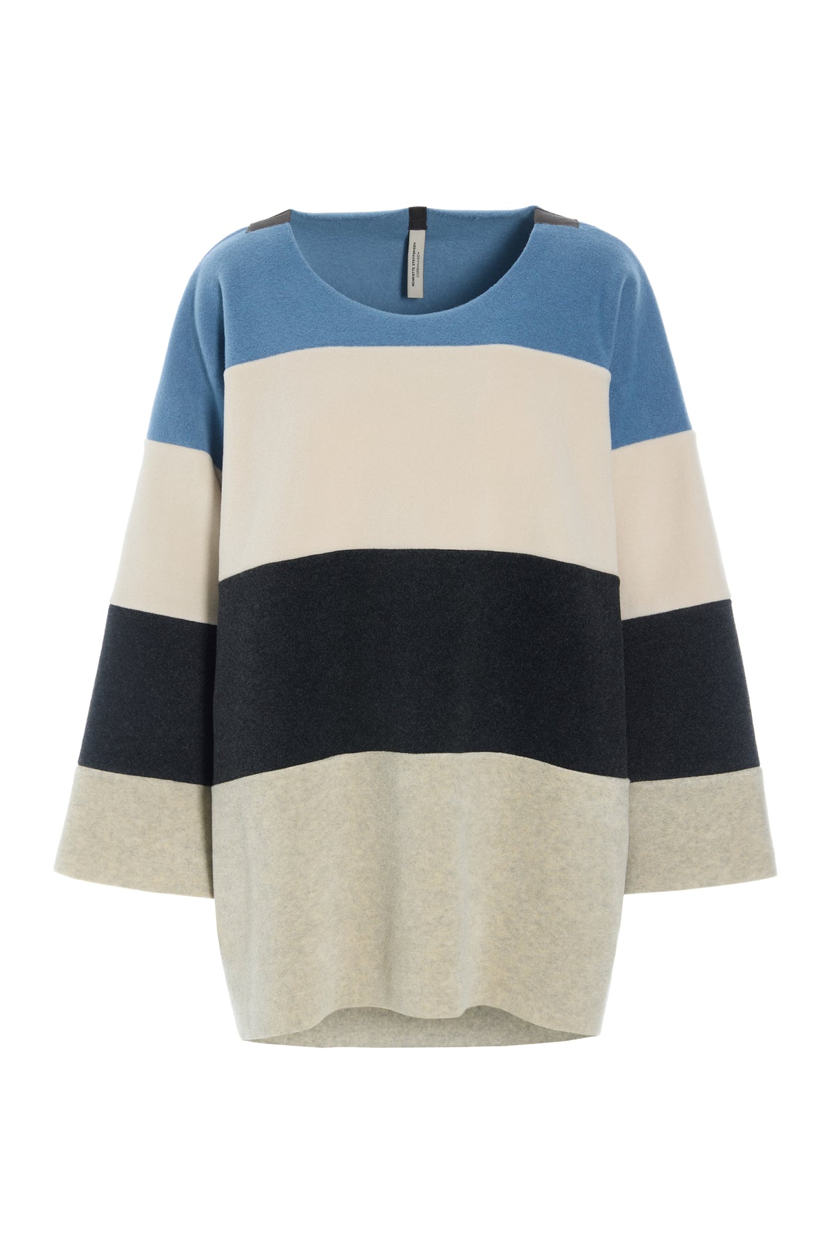 HENRIETTE STEFFENSEN COPENHAGEN MIX BLOUSE - 1417 BLUSER COOL COLORS GREY 475