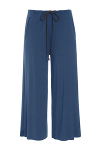 NO WASTE FLARE TROUSERS - 99022NW - BLUE