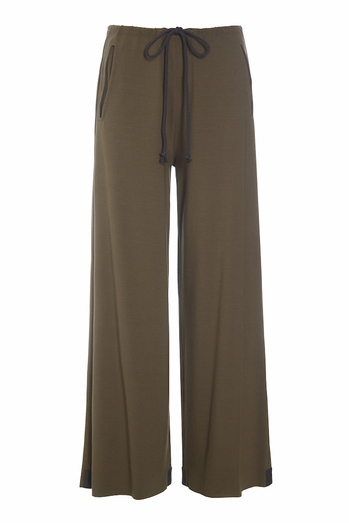 HENRIETTE STEFFENSEN COPENHAGEN NO WASTE FLARE TROUSERS LONG - 99021NW BUKSER BARK 320