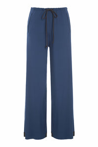 NO WASTE FLARE TROUSERS LONG - 99021NW - BLUE