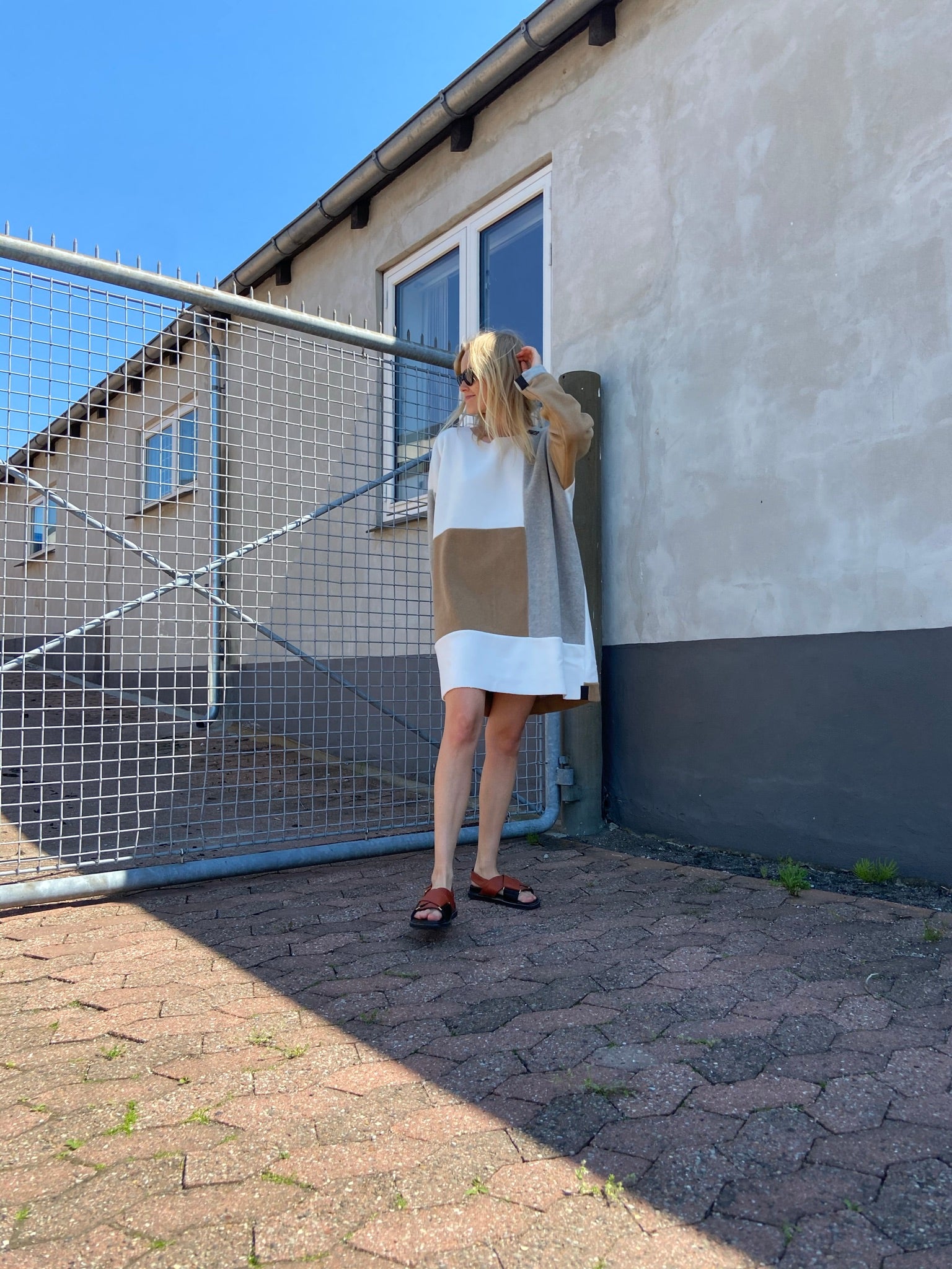 HENRIETTE STEFFENSEN COPENHAGEN NO WASTE PATCH TUNIC - 1322 TUNICS BREEZE 812