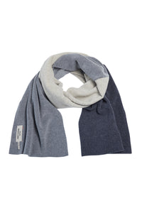 NO WASTE SCARF - 4063 NW - DEEP BLUE/SAND/GREY