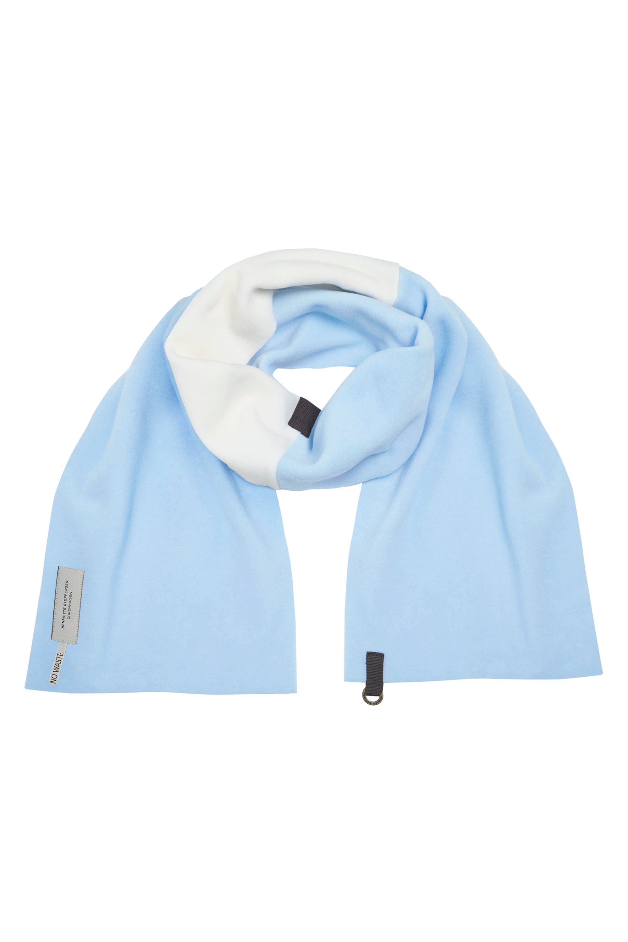 HENRIETTE STEFFENSEN COPENHAGEN NO WASTE SCARF - 4098 SCARFS BABY BLUE/OFF WHITE 692