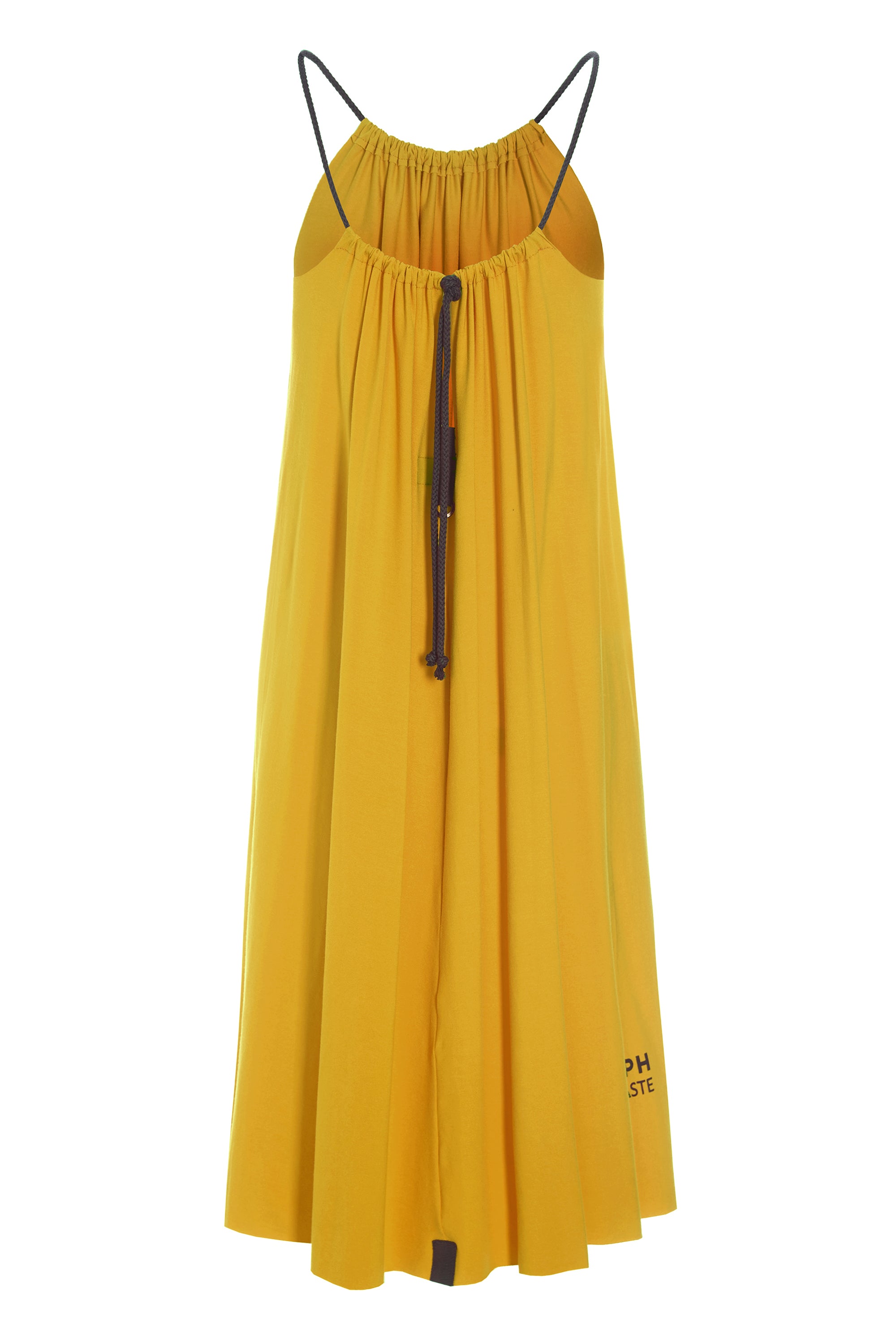 HENRIETTE STEFFENSEN COPENHAGEN NO WASTE STRAP DRESS - 98061NW KJOLER SAFRAN 701