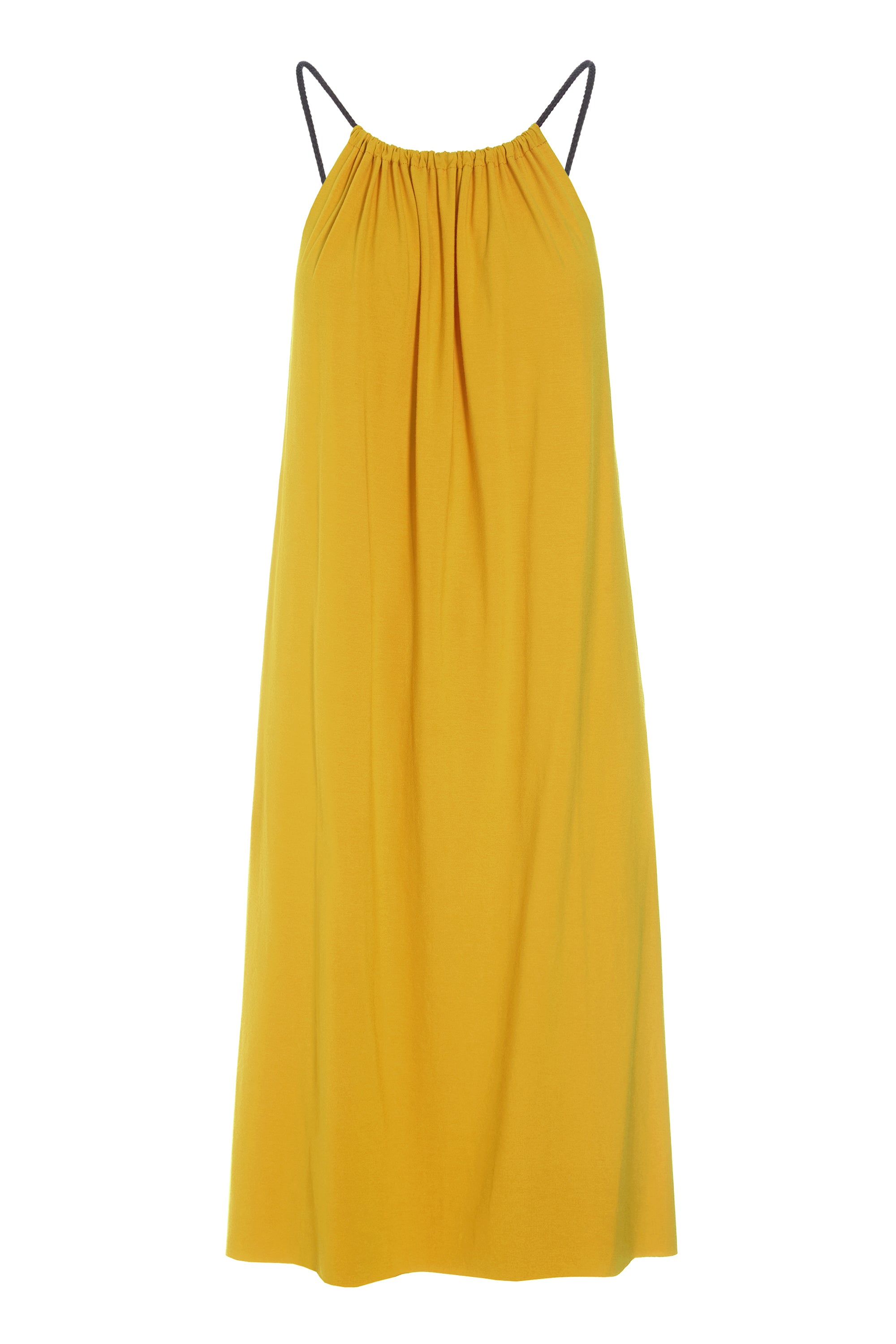 HENRIETTE STEFFENSEN COPENHAGEN NO WASTE STRAP DRESS - 98061NW KJOLER SAFRAN 701
