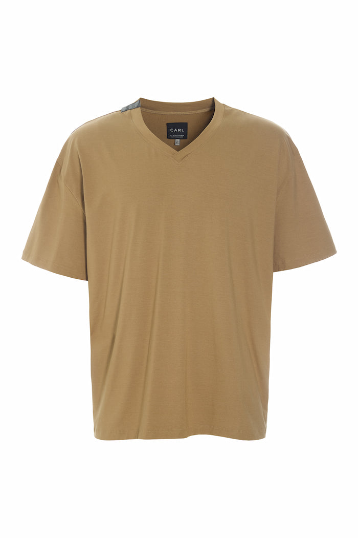 CARL BY STEFFENSEN COPENHAGEN NO WASTE TEE - 1036C T-SHIRTS CAMEL 815