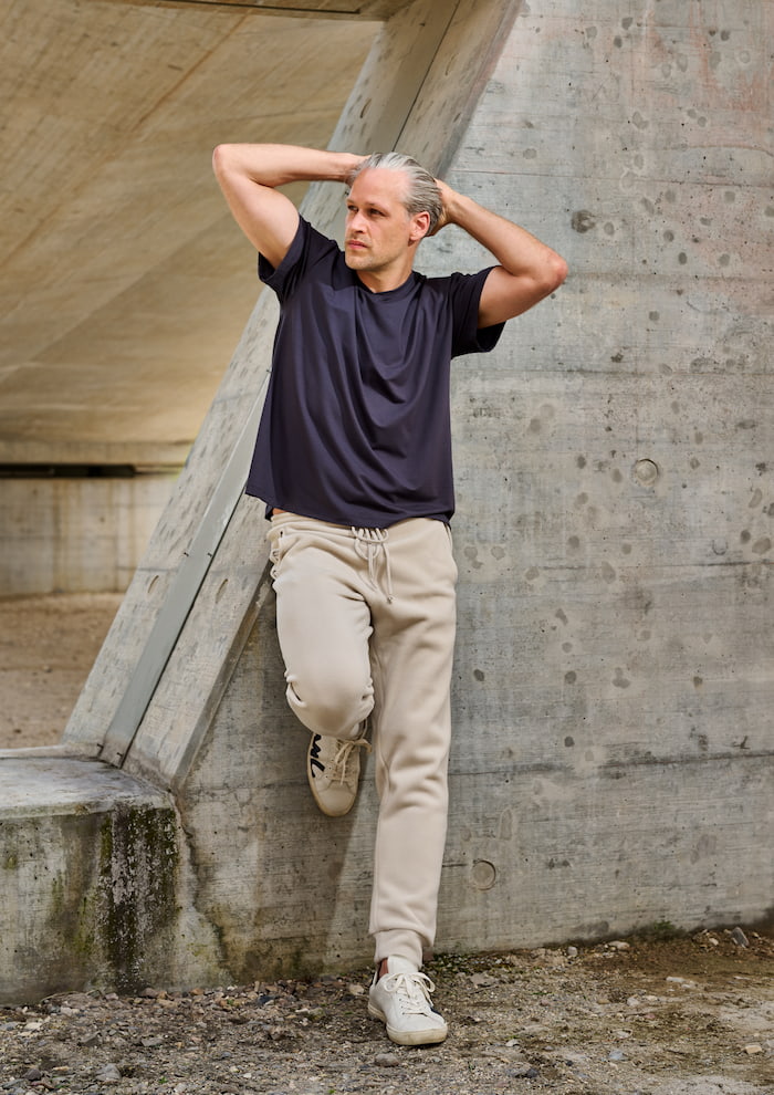 CARL BY STEFFENSEN COPENHAGEN NO WASTE TEE - 1036C T-SHIRTS DEEP BLUE 502