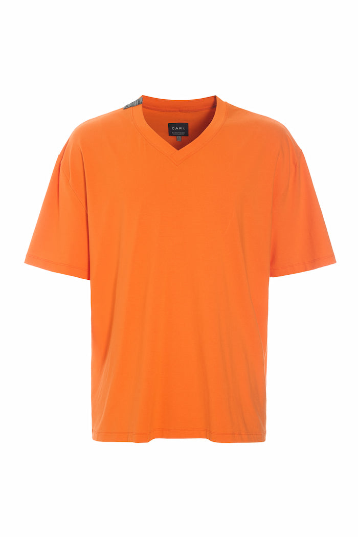 CARL BY STEFFENSEN COPENHAGEN NO WASTE TEE - 1036C T-SHIRTS ORANGE 773