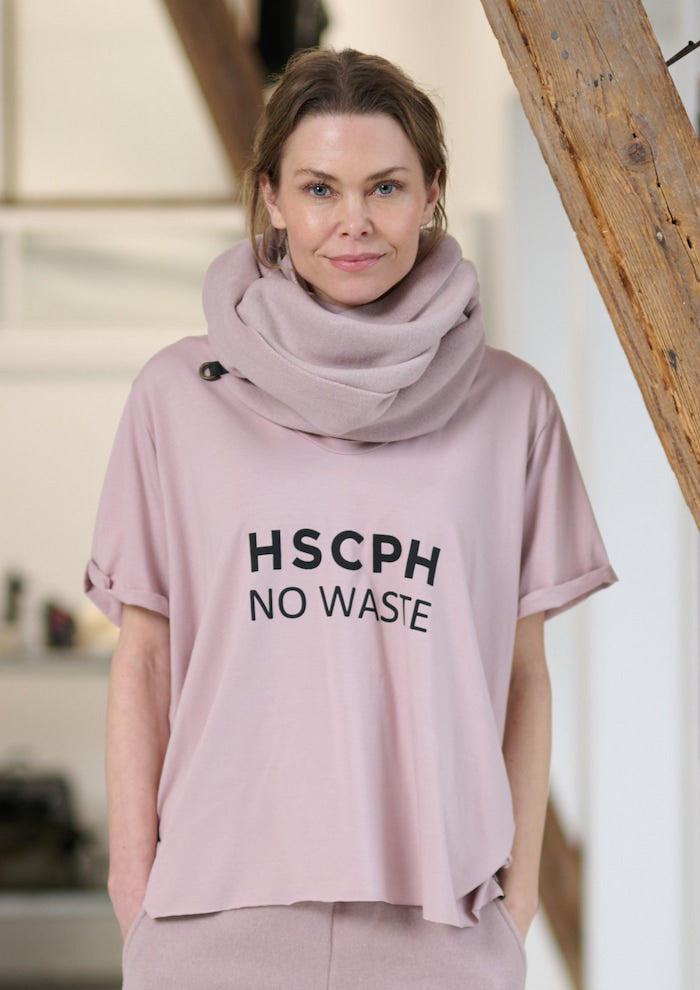 HENRIETTE STEFFENSEN COPENHAGEN NO WASTE TEE - 96081 T-SHIRTS NUDE 401
