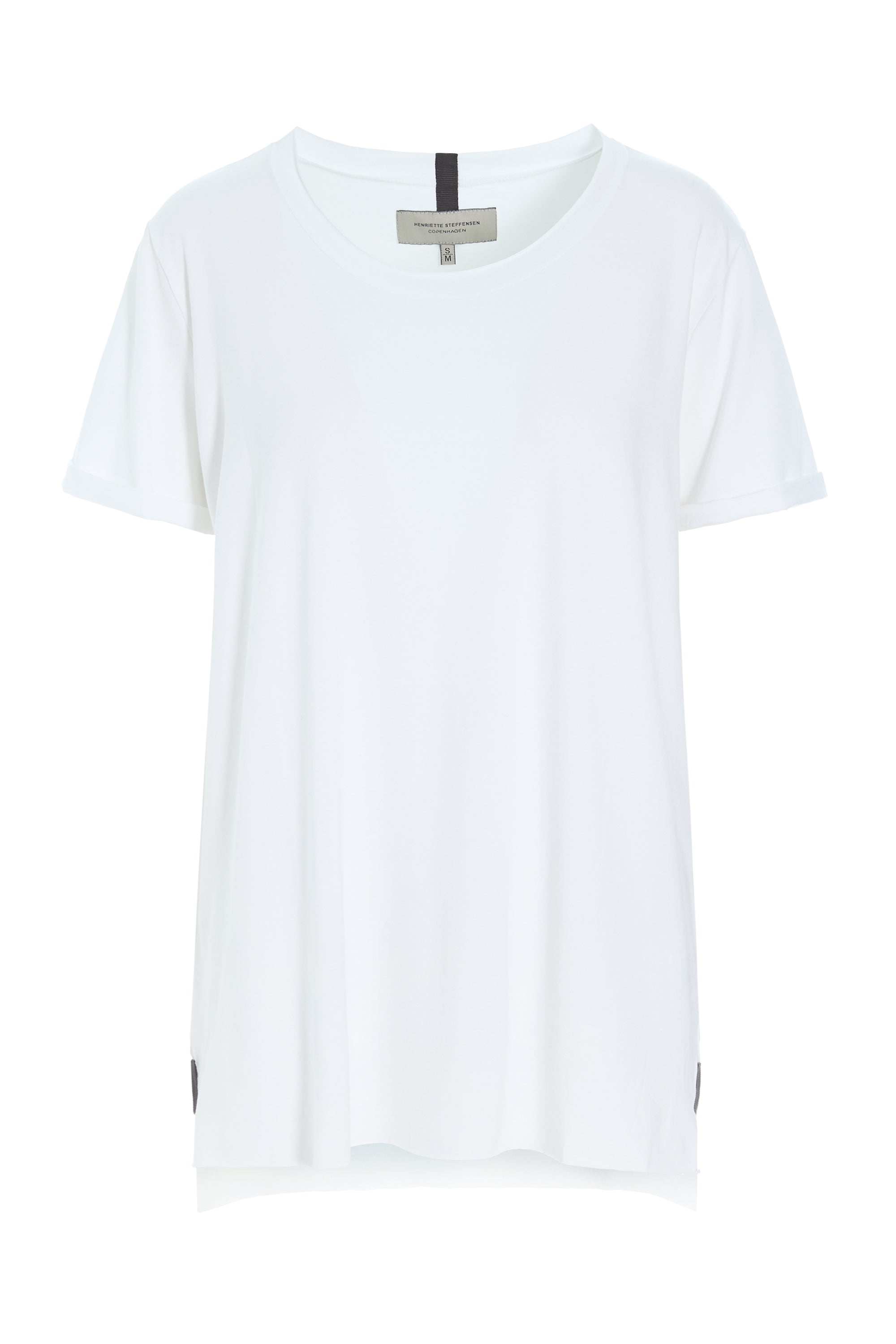 HENRIETTE STEFFENSEN COPENHAGEN NO WASTE TEE - 96092NW T-SHIRTS WHITE 816