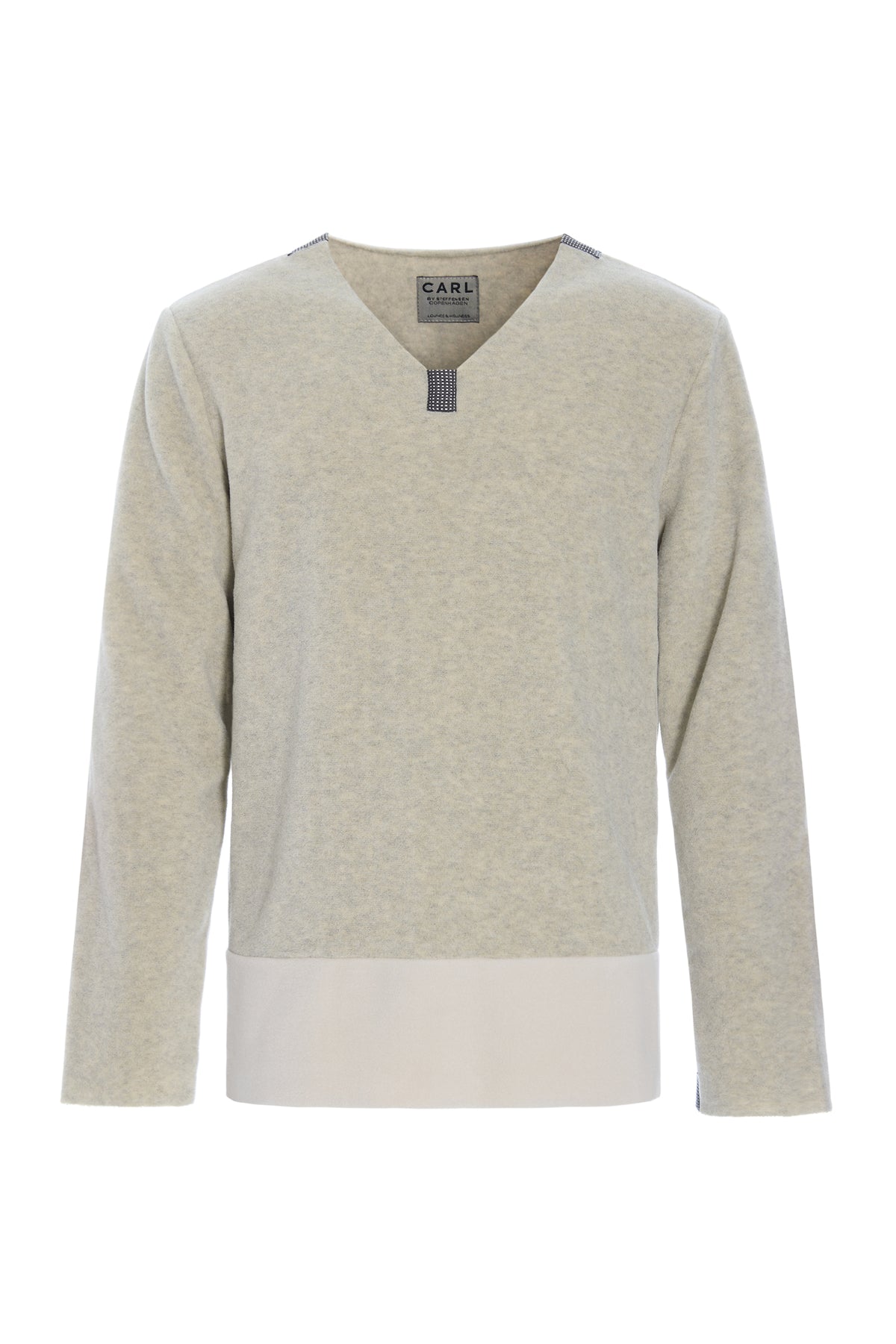 CARL BY STEFFENSEN COPENHAGEN ONE SIZE BLOUSE MEN - 1013C BLOUSES & SWEATERS SAND/KIT 988