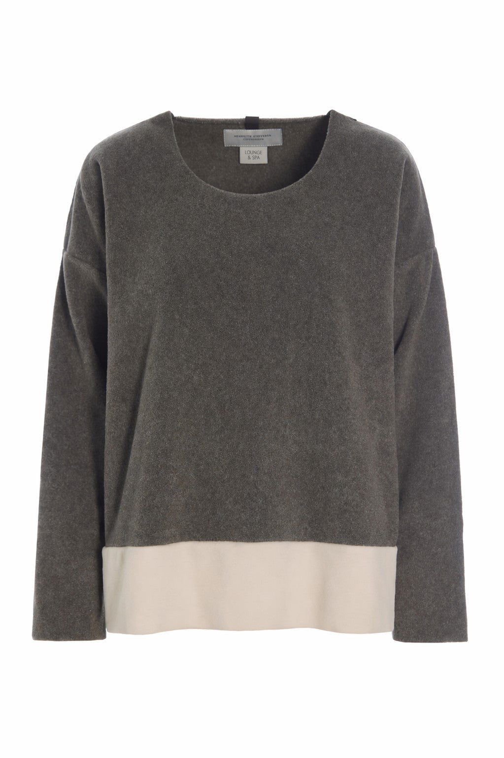 HENRIETTE STEFFENSEN COPENHAGEN ONE SIZE BLOUSE WOMEN - 1335 BLOUSES & SWEATERS BARK/KIT 846