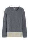 ONE SIZE BLOUSE WOMEN - 1335 - GREY/SAND