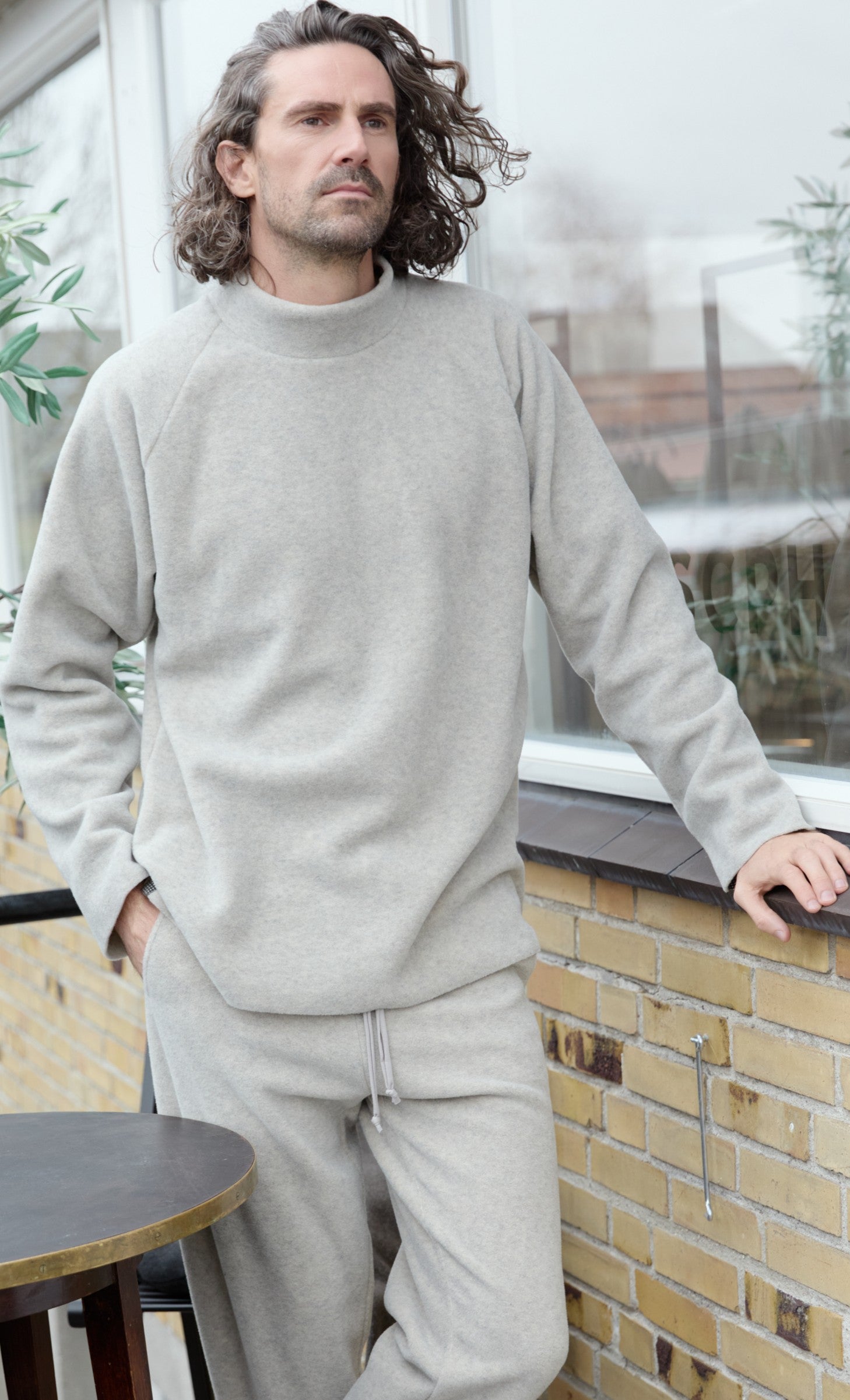 CARL BY STEFFENSEN COPENHAGEN ONE SIZE SWEATER MEN - 1060C BLOUSES & SWEATERS SAND 805