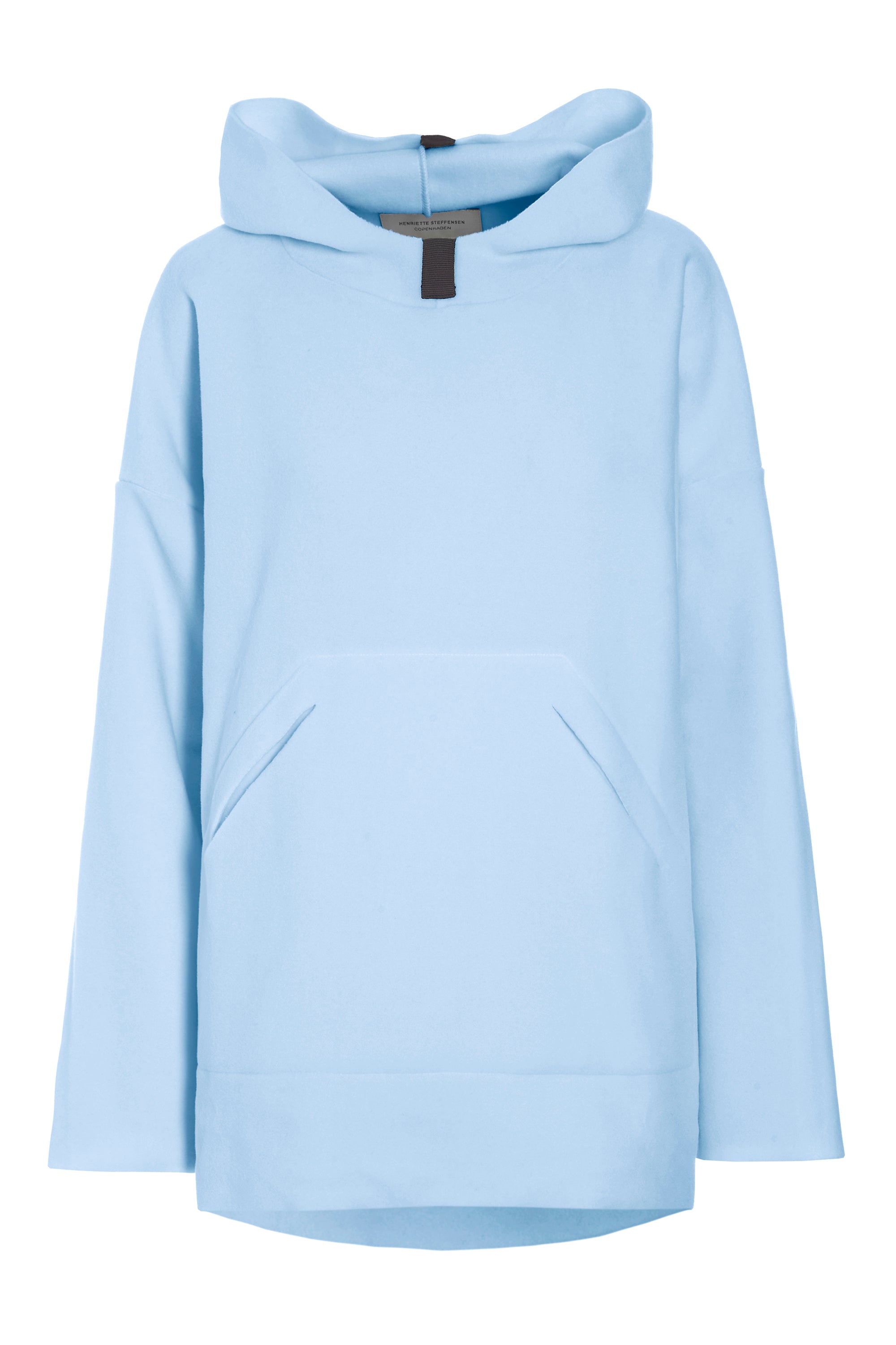 HENRIETTE STEFFENSEN COPENHAGEN OVERSIZE HOODIE - 7160 HOODIES BABY BLUE 671