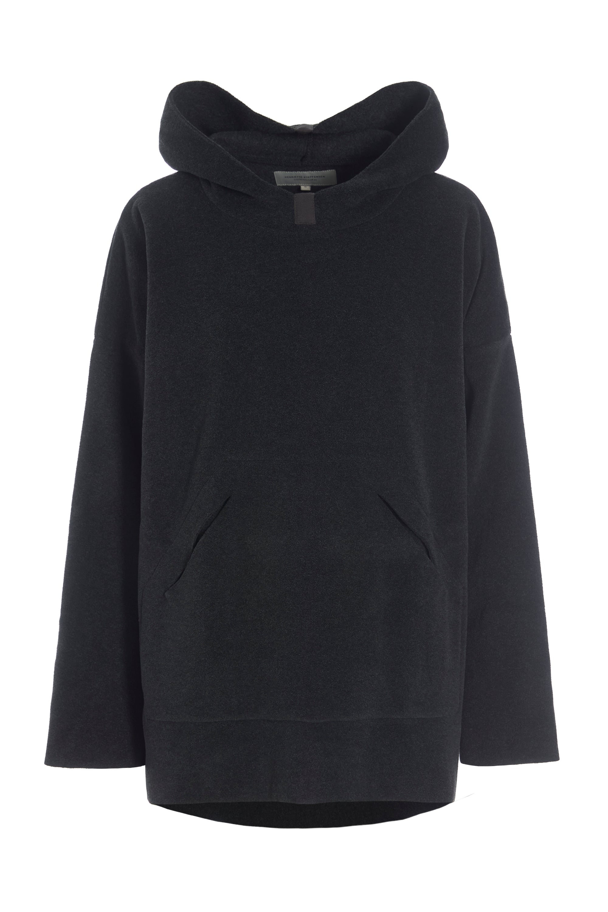 HENRIETTE STEFFENSEN COPENHAGEN OVERSIZE HOODIE - 7160 HOODIES SOFT BLACK 914