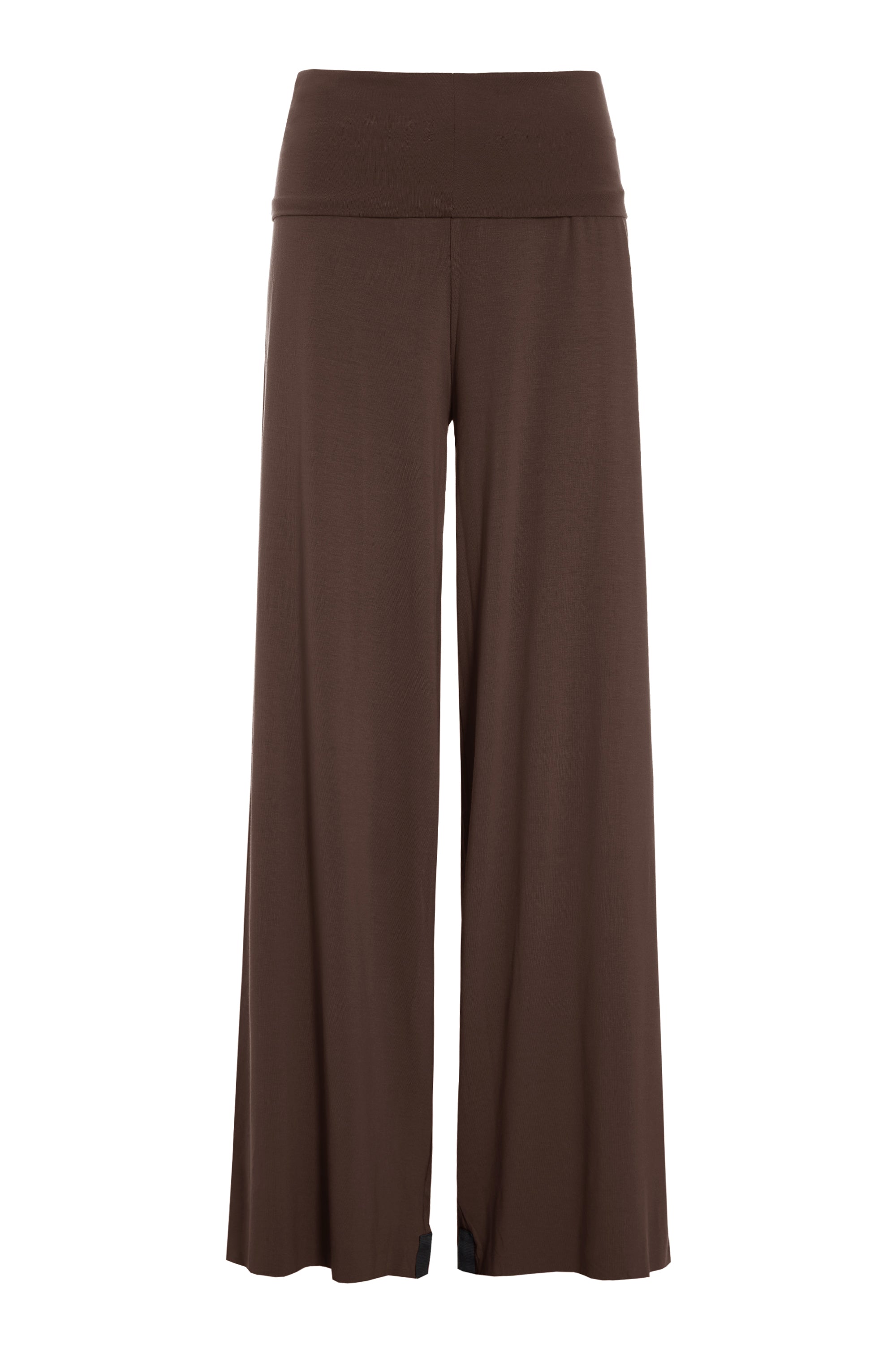HENRIETTE STEFFENSEN COPENHAGEN PANTS FOLD DOWN WAIST - 99016 BUKSER CHOCOLATE 844