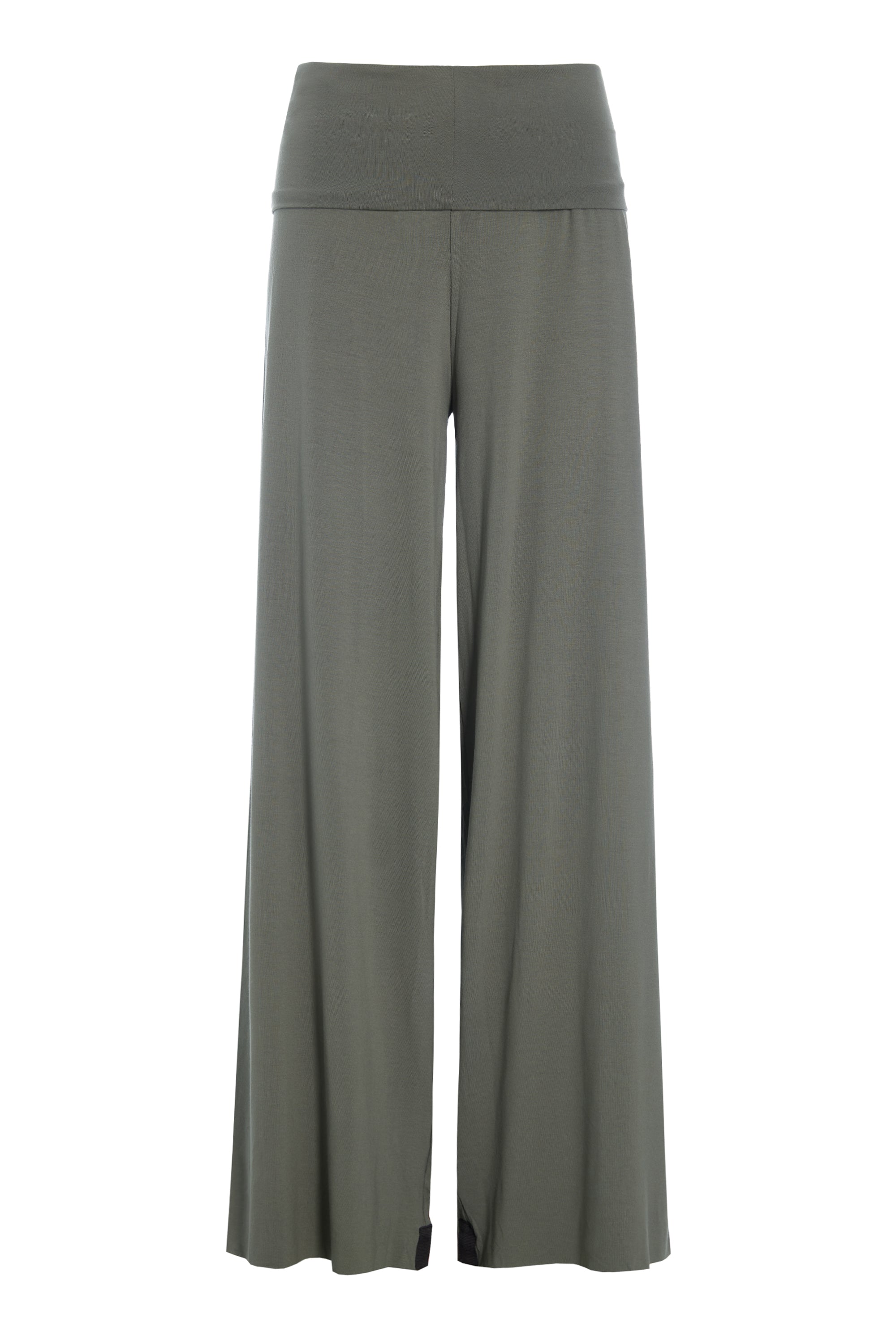 HENRIETTE STEFFENSEN COPENHAGEN PANTS FOLD DOWN WAIST - 99016 BUKSER DUSTY GREEN 609