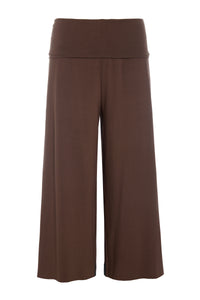 PANTS FOLD DOWN WAIST 3/4 - 99017 - CHOCOLATE