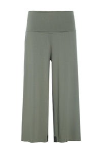 PANTS FOLD DOWN WAIST 3/4 - 99017 - DUSTY GREEN