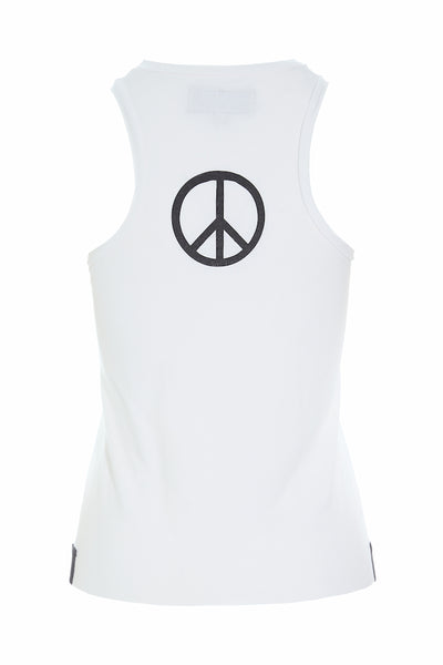 PEACE TANK TOP - 96087 - WHITE
