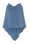 PONCHO - 4026 - DUSTY BLUE