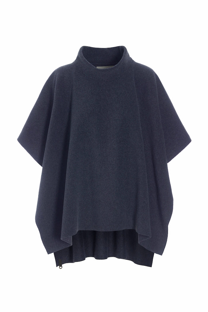 HENRIETTE STEFFENSEN COPENHAGEN PONCHO - 4126 PONCHOS EVENING BLUE 690