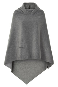 PONCHO HIGH NECK - 4060 - GREY