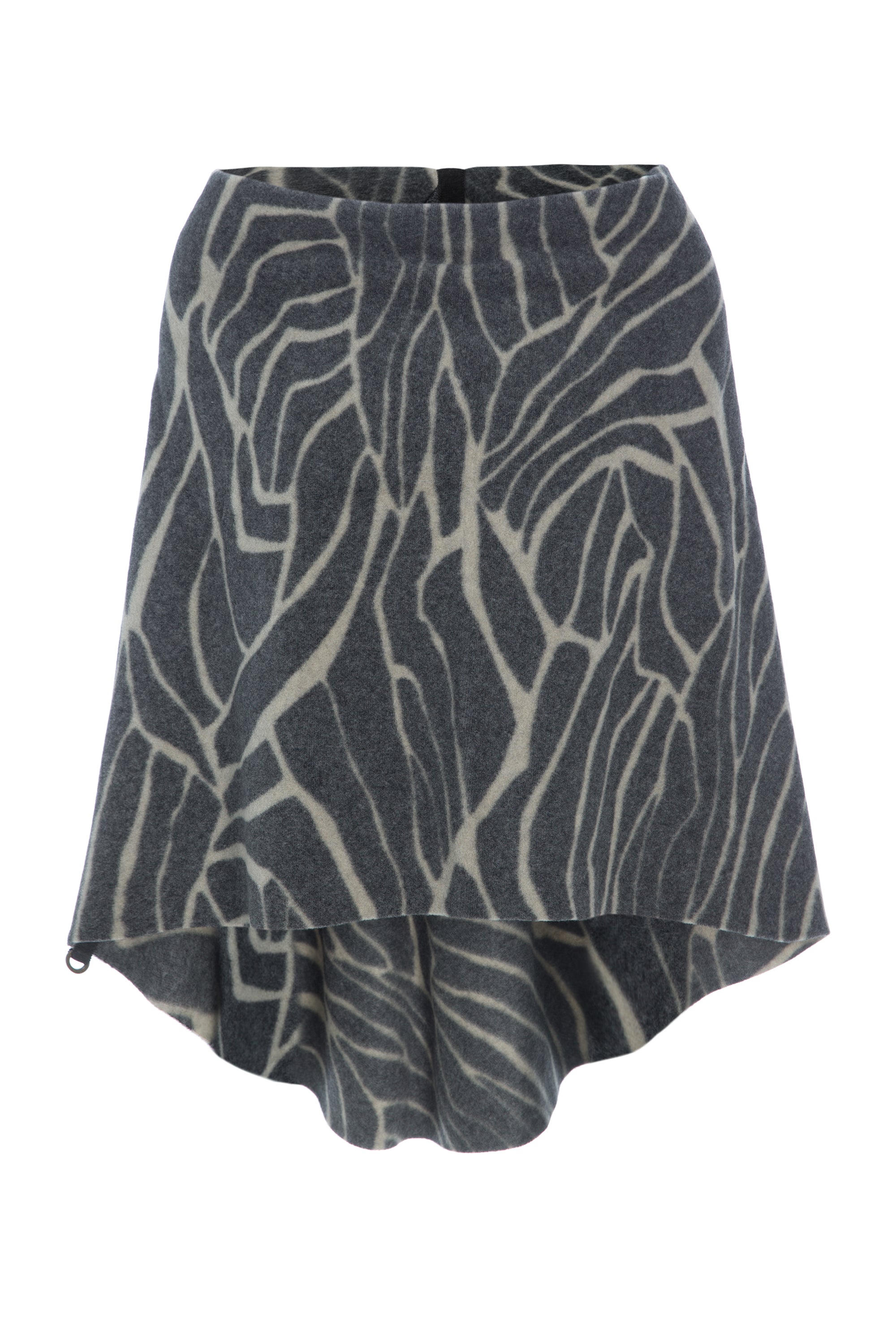 HENRIETTE STEFFENSEN COPENHAGEN PONCHO ROUND BUTTOM - 4062P PONCHOS LEAVES